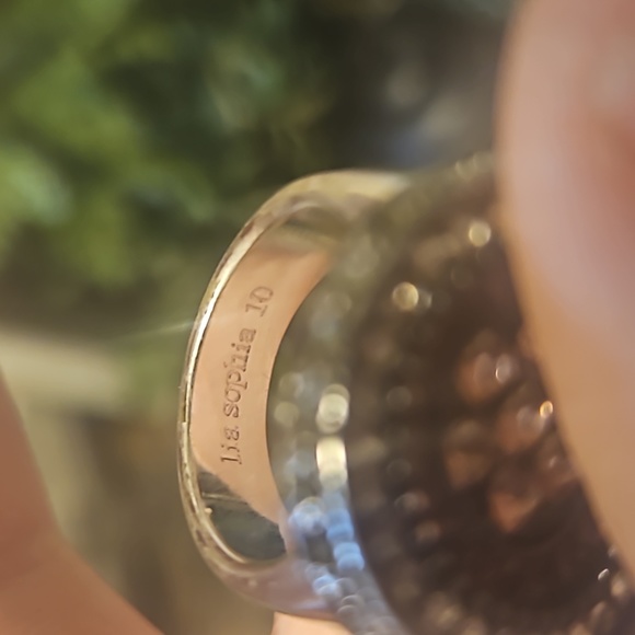 Lia Sophia size 10 beautiful women's ring - Picture 3 of 5